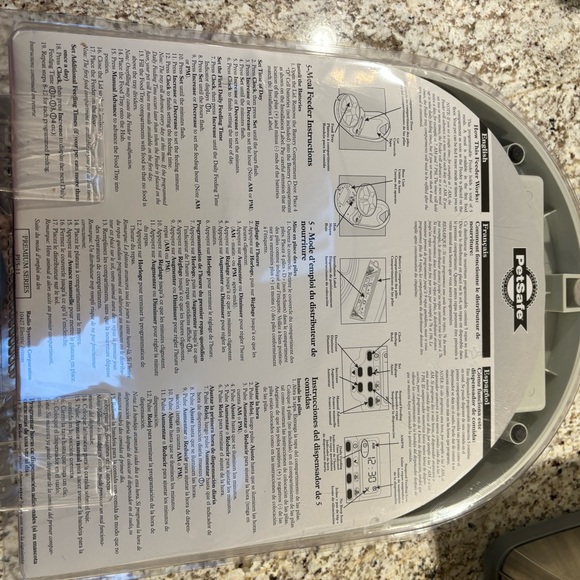 PetSafe 5 five meal pet feeder used once works fine pet didn’t like it - Picture 4 of 6